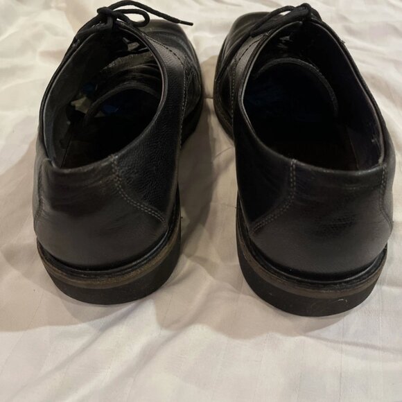 MEPHISTO Air Relax Goodyear Welt Men’s Black Leather Oxford Shoes 10 9.5 Lace Up